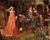 约翰威廉姆沃特豪斯 - The Enchanted Garden